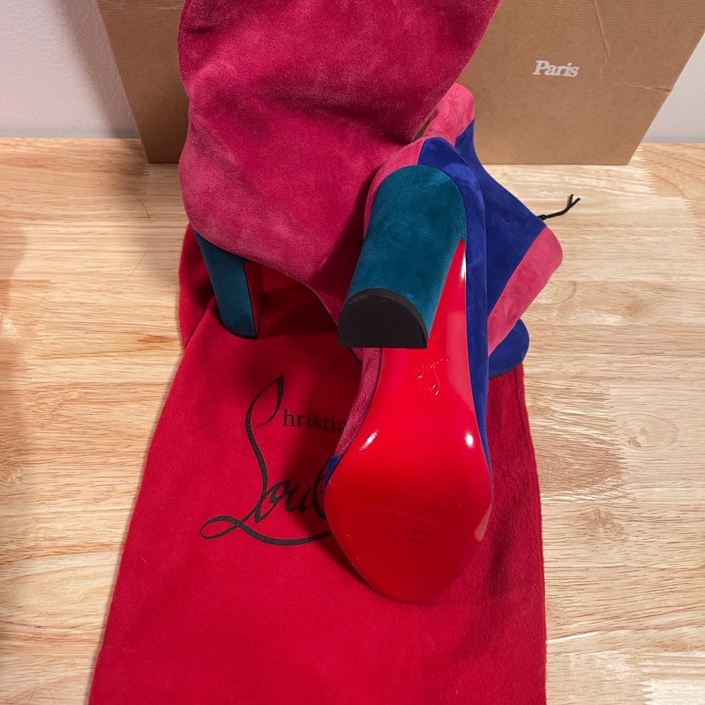 Multicolor Christian Louboutin boot